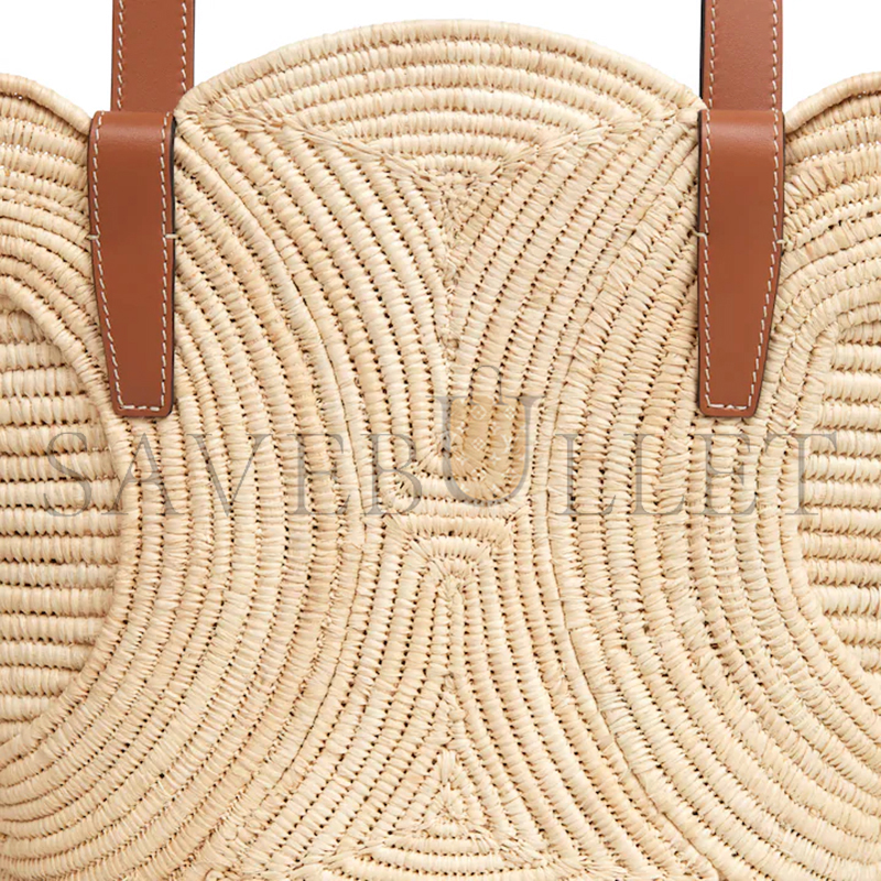 CELINE CLASSIC PANIER SMALL BRAIDED TRIOMPHE IN RAFFIA AND CALFSKIN 117022FWB.04LU (42*21.5*12cm) CELINE CLASSIC PANIER SMALL BRAIDED TRIOMPHE IN RAFFIA AND CALFSKIN 117022FWB.04LU (42*21.5*12cm)